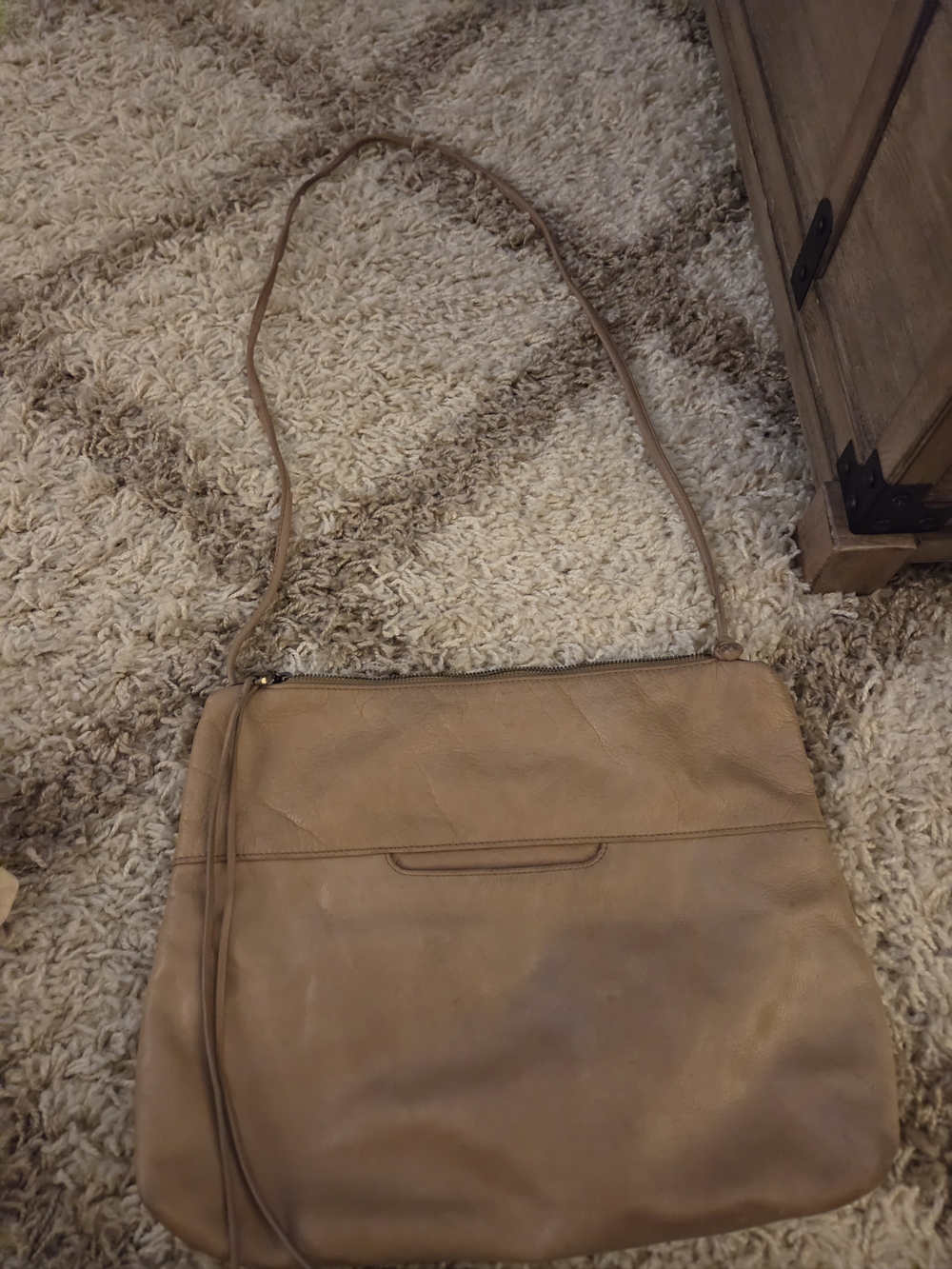 HOBO Tan Leather Shoulder Bag